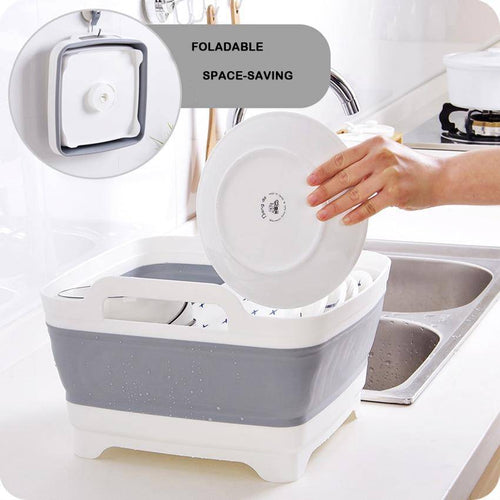 Foldable Kitchen Basket With Drain