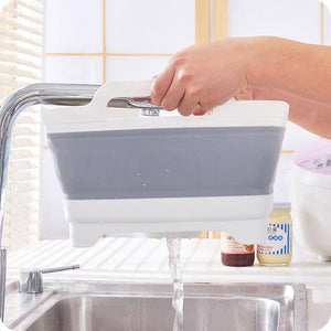 Foldable Kitchen Basket With Drain