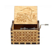 Load image into Gallery viewer, Game of Thrones and Star Wars Wooden Music Box