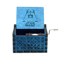 Load image into Gallery viewer, Game of Thrones and Star Wars Wooden Music Box