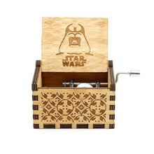 Load image into Gallery viewer, Game of Thrones and Star Wars Wooden Music Box