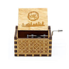 Load image into Gallery viewer, Game of Thrones and Star Wars Wooden Music Box
