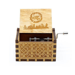 Game of Thrones and Star Wars Wooden Music Box