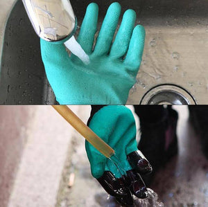 Garden Gloves With Fingertips Claws