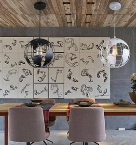 Globe Pendant Light Earth Lamp