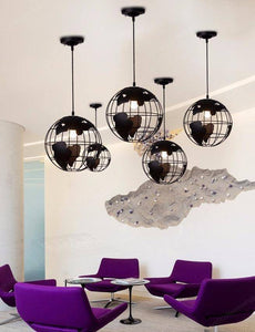 Globe Pendant Light Earth Lamp