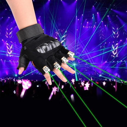 Green Laser Gloves