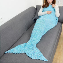 Load image into Gallery viewer, Handmade Mermaid Blanket