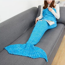 Load image into Gallery viewer, Handmade Mermaid Blanket