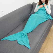 Load image into Gallery viewer, Handmade Mermaid Blanket