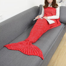 Load image into Gallery viewer, Handmade Mermaid Blanket