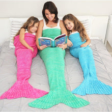 Load image into Gallery viewer, Handmade Mermaid Blanket