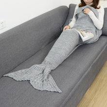 Load image into Gallery viewer, Handmade Mermaid Blanket