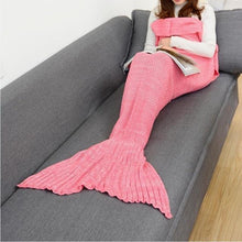 Load image into Gallery viewer, Handmade Mermaid Blanket