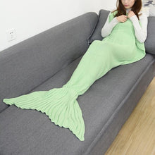 Load image into Gallery viewer, Handmade Mermaid Blanket