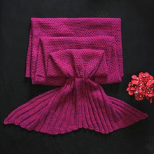 Load image into Gallery viewer, Handmade Mermaid Blanket