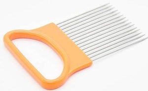 Handy Stainless Steel Onion Cutter Holder
