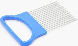 Handy Stainless Steel Onion Cutter Holder