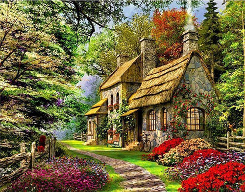 Home Sweet Home DIY Painting By Number Kit