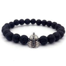 Load image into Gallery viewer, Lava Stone Bracelet For Men Or Women