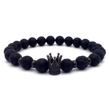 Load image into Gallery viewer, Lava Stone Bracelet For Men Or Women
