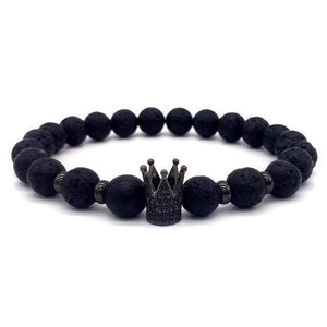 Lava Stone Bracelet For Men Or Women
