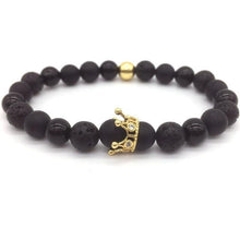 Load image into Gallery viewer, Lava Stone Bracelet For Men Or Women