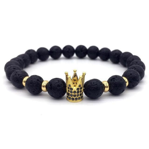 Lava Stone Bracelet For Men Or Women