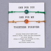 Load image into Gallery viewer, Lava Stone Natural Stone Bead Couple Bracelet