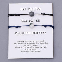 Load image into Gallery viewer, Lava Stone Natural Stone Bead Couple Bracelet