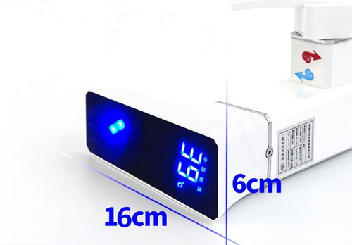 LED display temperature electric faucet heater