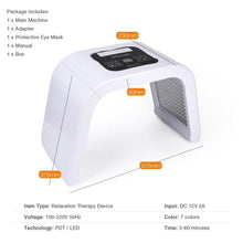 Load image into Gallery viewer, LED Light Therapy Skin Spa Rejuvenation Photon Device