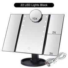 Load image into Gallery viewer, LED Light Touch Screen Makeup Mirror