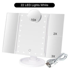 Load image into Gallery viewer, LED Light Touch Screen Makeup Mirror