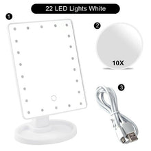 Load image into Gallery viewer, LED Light Touch Screen Makeup Mirror