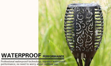 Load image into Gallery viewer, LED Solar Flame Light Flameless Waterproof Torch