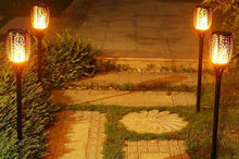 Load image into Gallery viewer, LED Solar Flame Light Flameless Waterproof Torch
