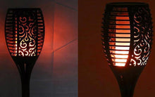 Load image into Gallery viewer, LED Solar Flame Light Flameless Waterproof Torch
