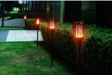 Load image into Gallery viewer, LED Solar Flame Light Flameless Waterproof Torch