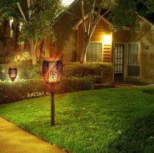 Load image into Gallery viewer, LED Solar Flame Light Flameless Waterproof Torch