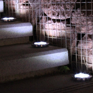 LED Solar Powered In-Ground Lights