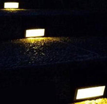 Load image into Gallery viewer, LED Waterproof Solar Garden Step Lights