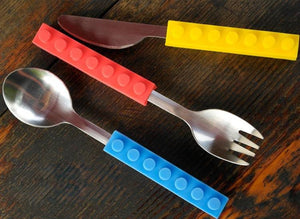Lego Silicone Stainless Steel Dinnerware Set