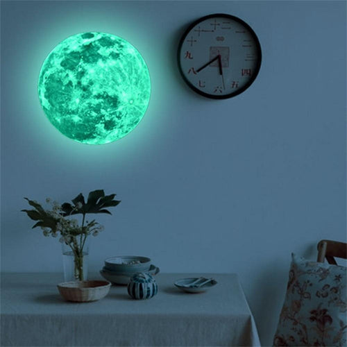 Luminous Moon Cartoon 3D Wall Sticker