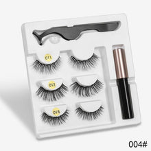 Load image into Gallery viewer, Magnetic Eyeliner with Eyelashes 3 Pairs