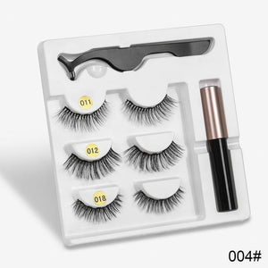Magnetic Eyeliner with Eyelashes 3 Pairs