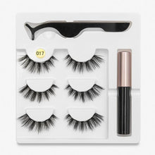 Load image into Gallery viewer, Magnetic Eyeliner with Eyelashes 3 Pairs