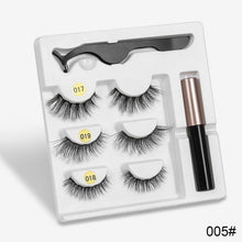 Load image into Gallery viewer, Magnetic Eyeliner with Eyelashes 3 Pairs