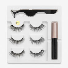 Load image into Gallery viewer, Magnetic Eyeliner with Eyelashes 3 Pairs