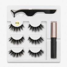Load image into Gallery viewer, Magnetic Eyeliner with Eyelashes 3 Pairs
